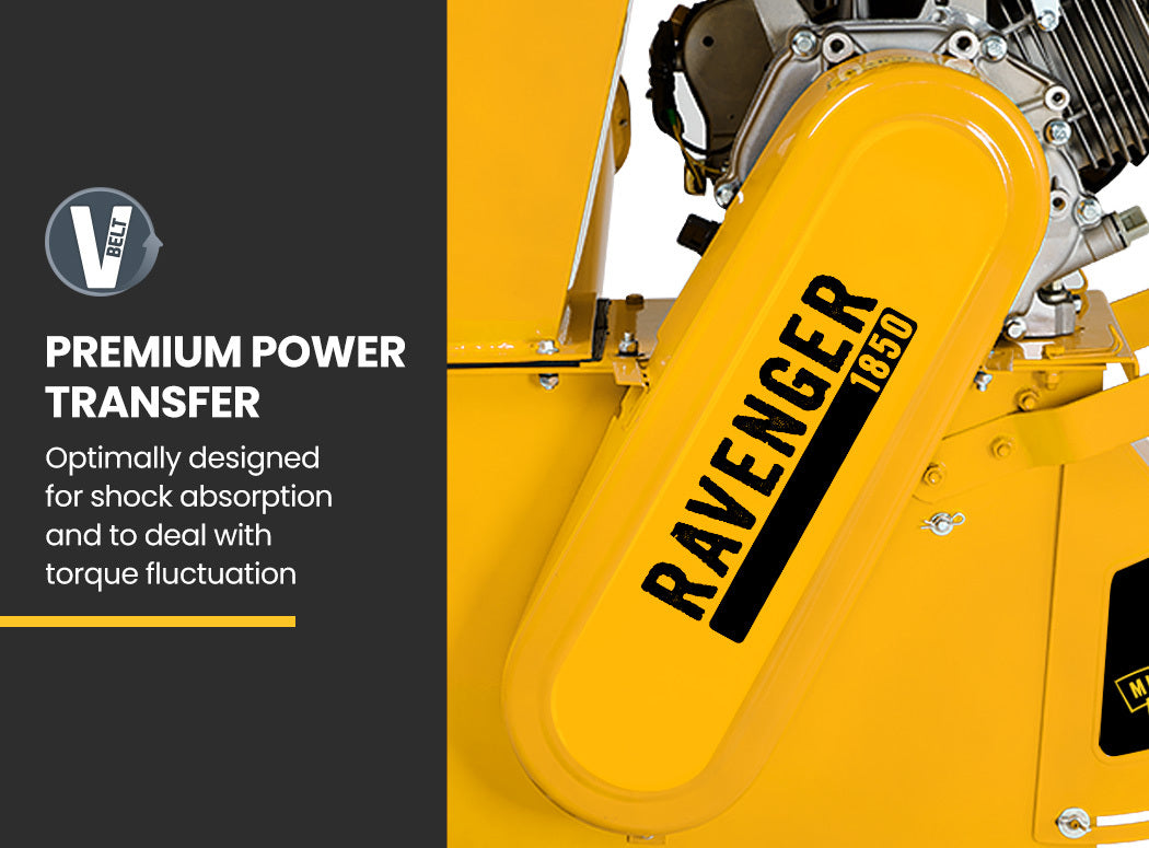 18HP 420cc Petrol Wood Chipper with Electric Start and 3m Branch Capacity