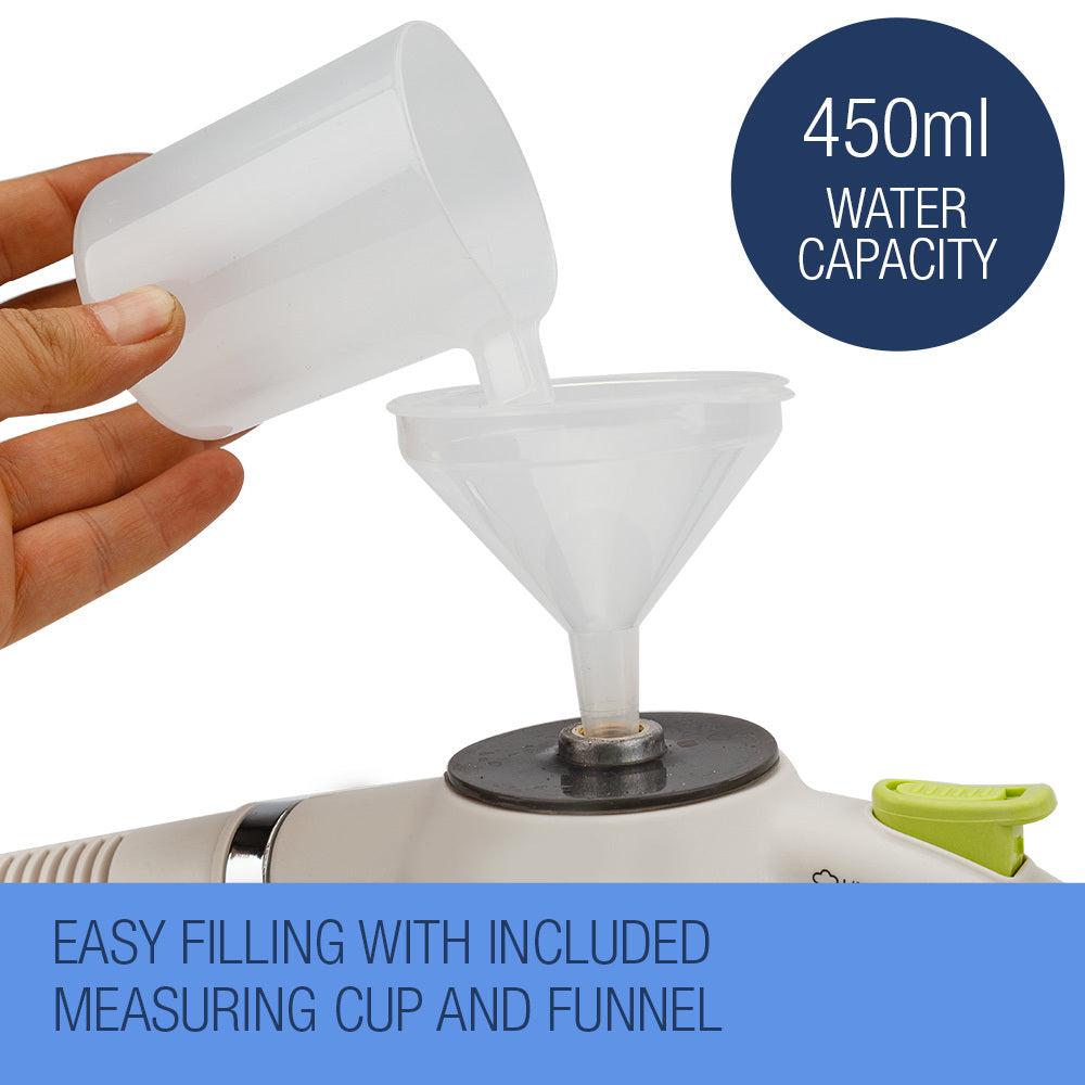 Portable Multi-Purpose Handheld Steam Cleaner with 100% Chemical-Free Cleaning