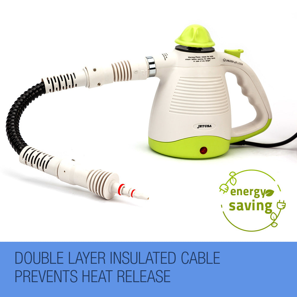 Portable Multi-Purpose Handheld Steam Cleaner with 100% Chemical-Free Cleaning