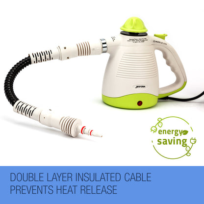 Portable Multi-Purpose Handheld Steam Cleaner with 100% Chemical-Free Cleaning