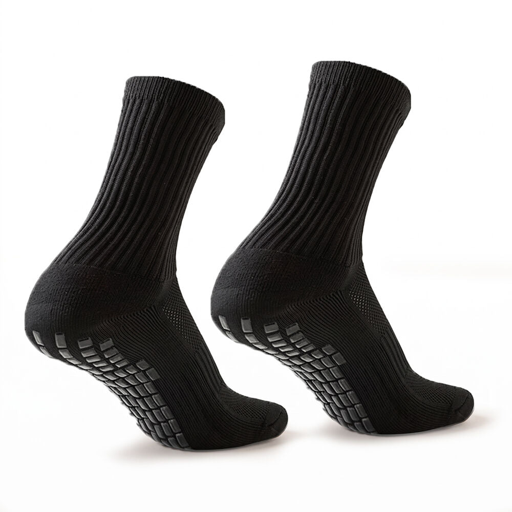 Anti-Slip Socks for Everyday Mobility, Black, US 9–11