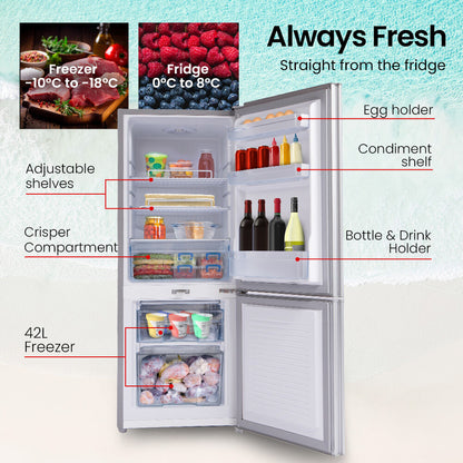 139L Portable Fridge Freezer with Dual Power for Camping & Off-Grid Use