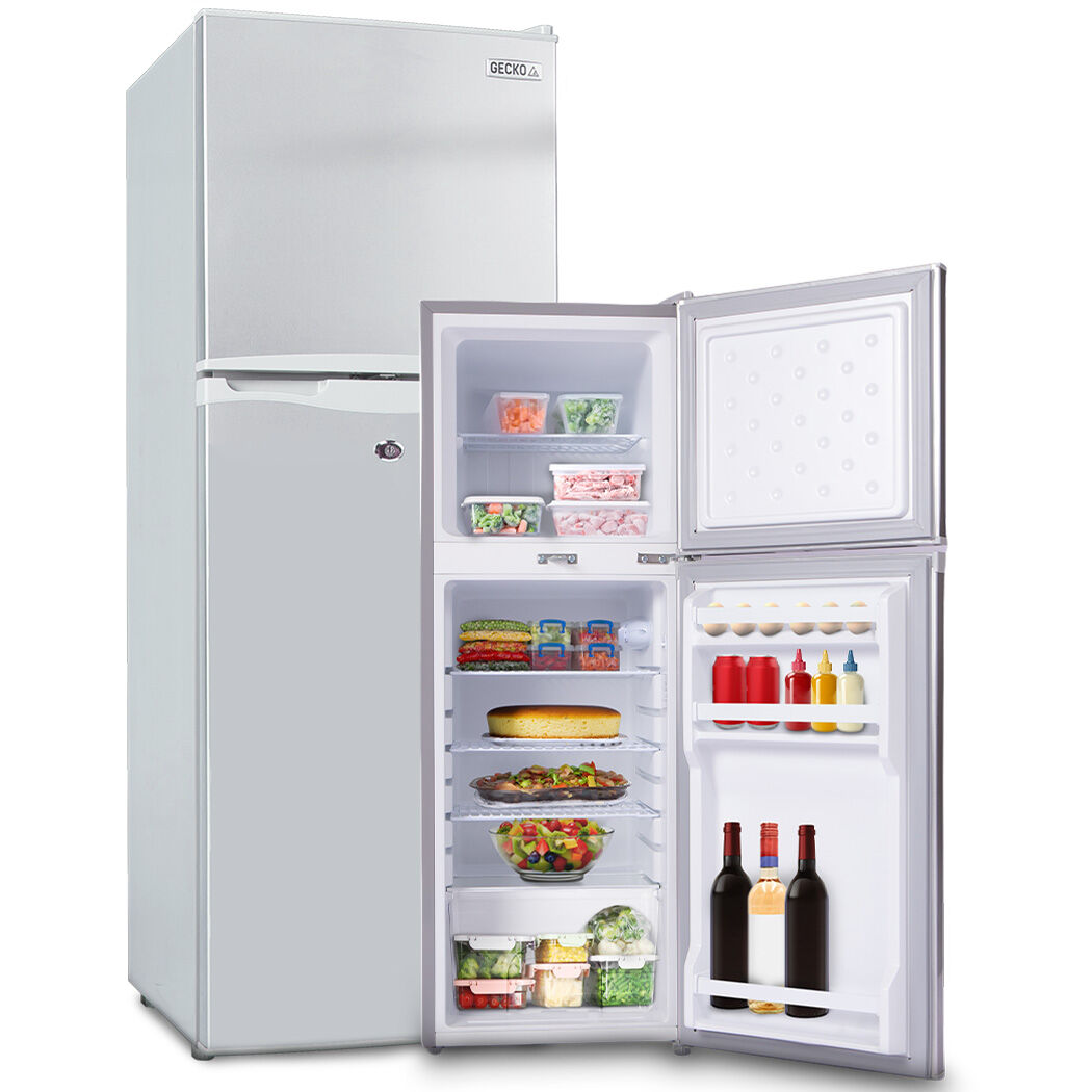 142L Portable Fridge Freezer - 0.3m/0.6m/240V for RVs & Off-Grid Living, Silver
