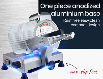 Commercial Electric Meat Slicer with 0.2m Blade and Precision Control