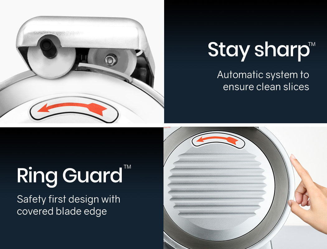 Commercial Electric Meat Slicer with 0.2m Blade and Precision Control