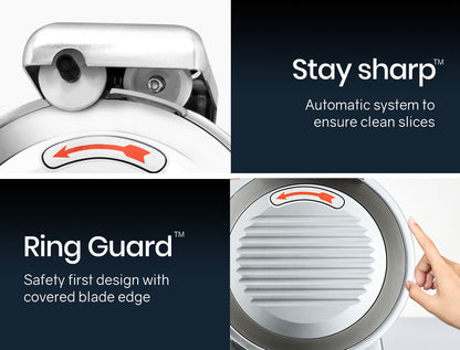 Commercial Electric Meat Slicer with 0.2m Blade and Precision Control