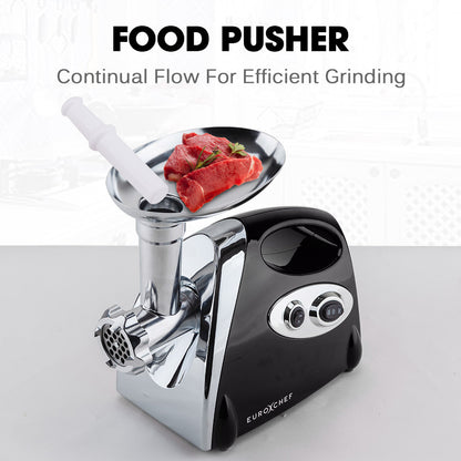 Electric Meat Grinder, Stainless Steel Mincer with Sausage & Kibbe Attachments