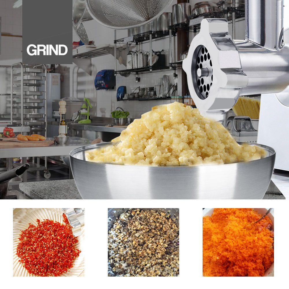Heavy Duty Commercial Electric Meat Grinder with Stainless Steel Body
