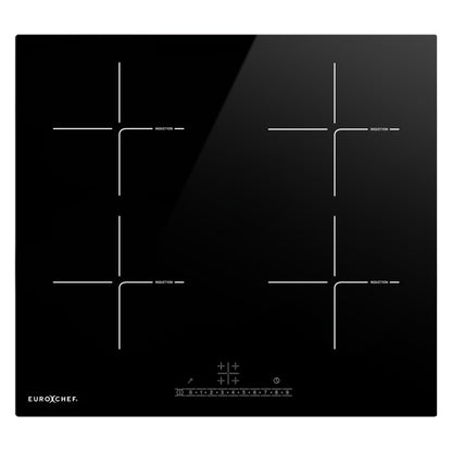 60cm 4 Zone Induction Cooktop with 6800W Power and Touch Controls