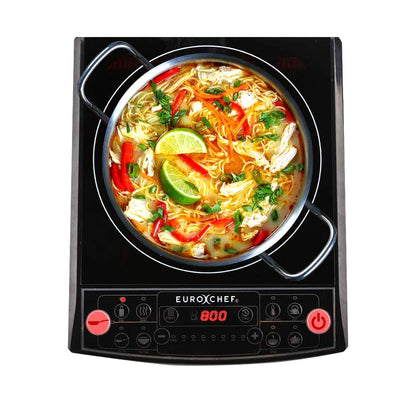 Portable Electric Induction Cooktop with 8 Settings, 2400W Power, 10AMP