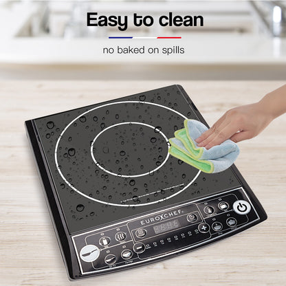 Portable Electric Induction Cooktop with 8 Settings, 2400W Power, 10AMP