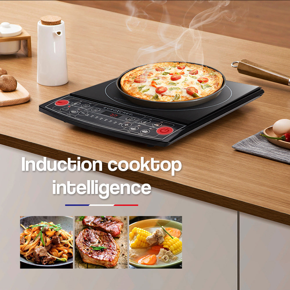 Portable Electric Induction Cooktop with 8 Settings, 2400W Power, 10AMP