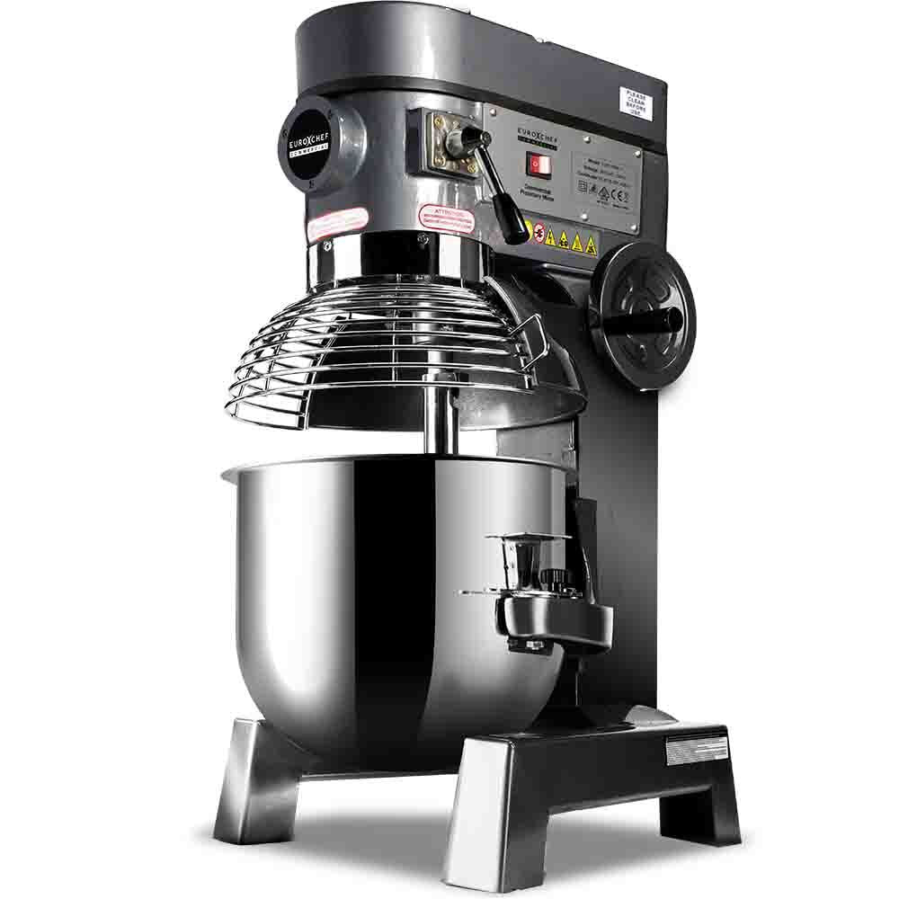 30L Commercial Planetary Mixer with 1.2m Bowl and 1500W Motor
