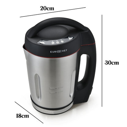 Stainless Steel Multi-Function Soup Maker & Blender with Self-Cleaning Feature
