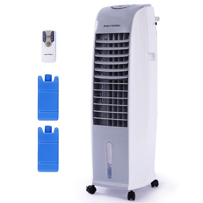 8L Portable Evaporative Air Cooler: 4-in-1 Fan, Purifier, Humidifier, Remote