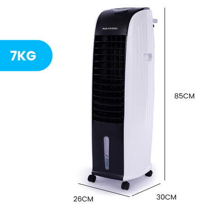 8L Portable Evaporative Cooler 4-in-1 with Remote, Covers up to 15m²