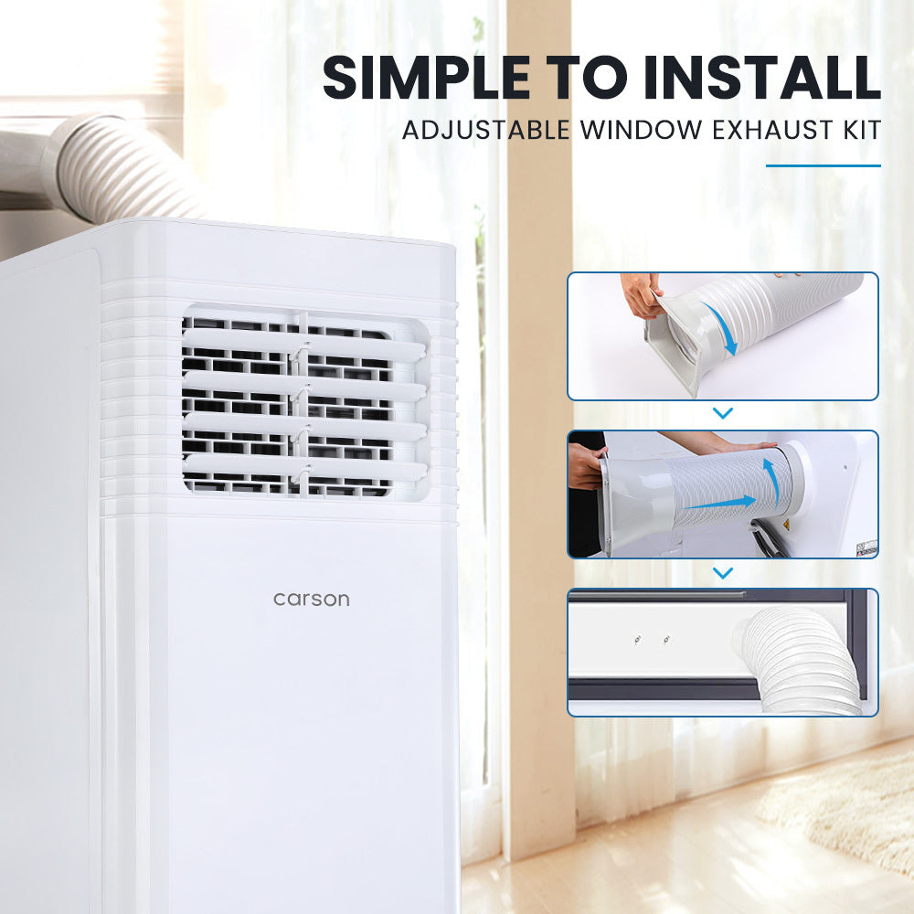 2.05kW Portable Air Conditioner with Dehumidifier & Fan for 15m² Rooms
