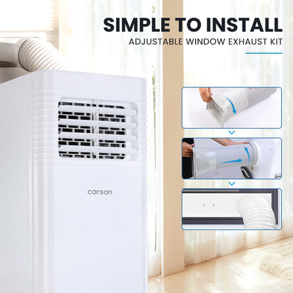 2.05kW Portable Air Conditioner with Dehumidifier & Fan for 15m² Rooms