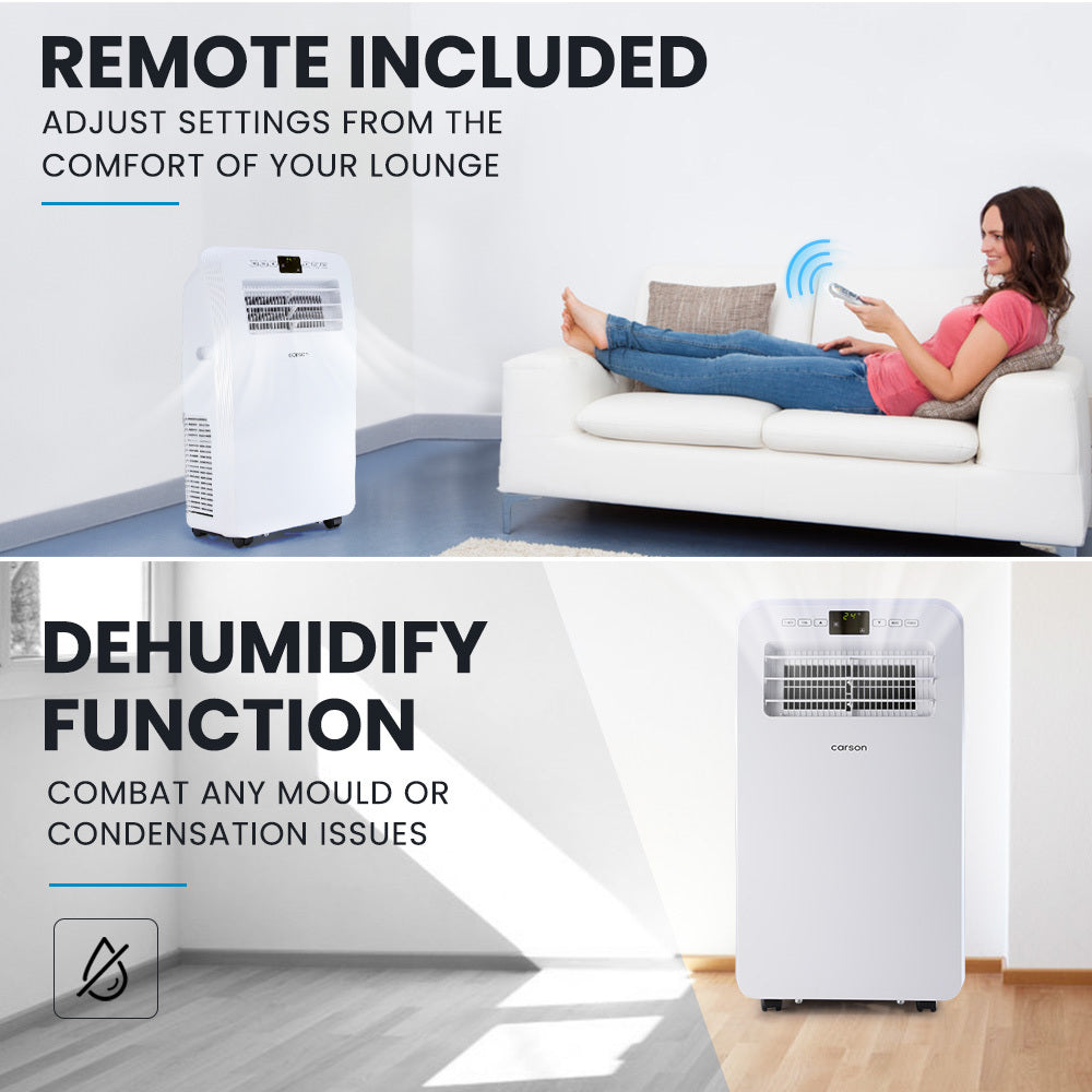 2.9kW Portable Air Conditioner & Heater with Dehumidifier for 22 sqm Rooms