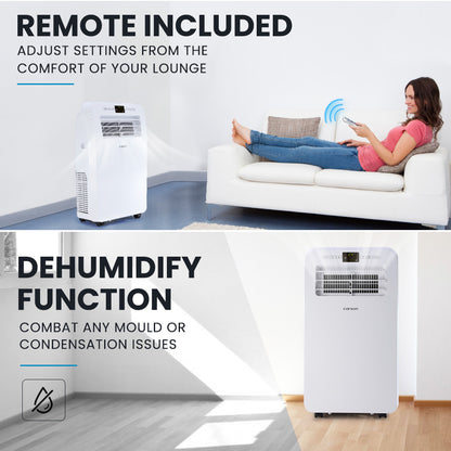 2.9kW Portable Air Conditioner & Heater with Dehumidifier for 22 sqm Rooms