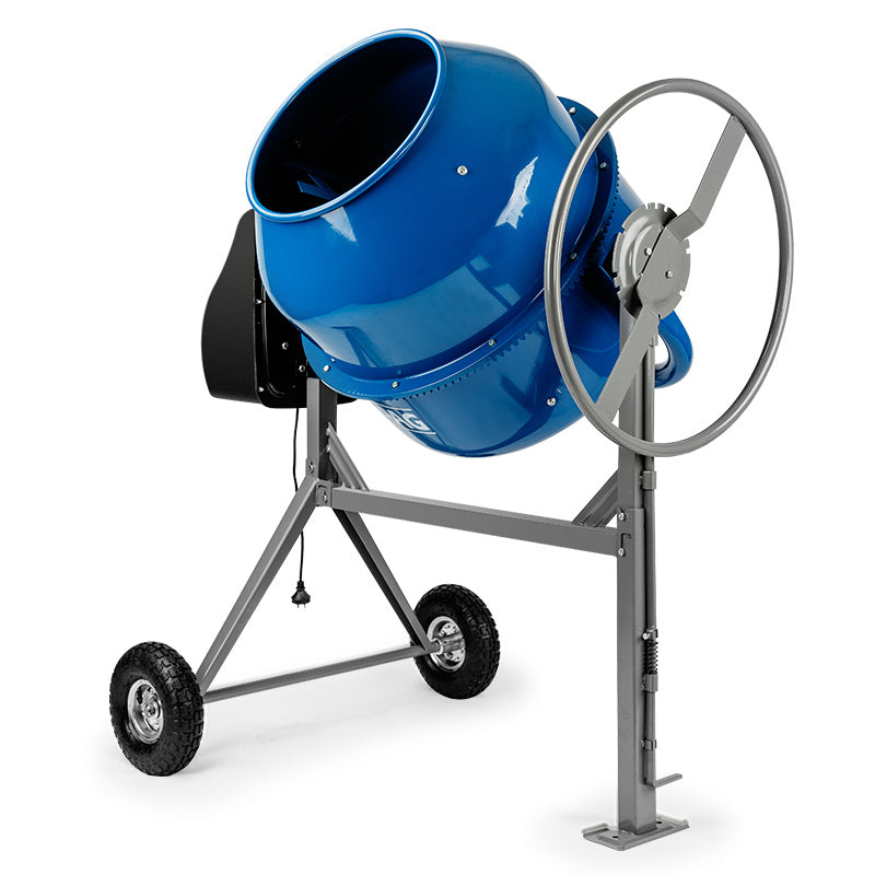 220L Portable Electric Cement Mixer with 0.8m³ Capacity and 800W Motor