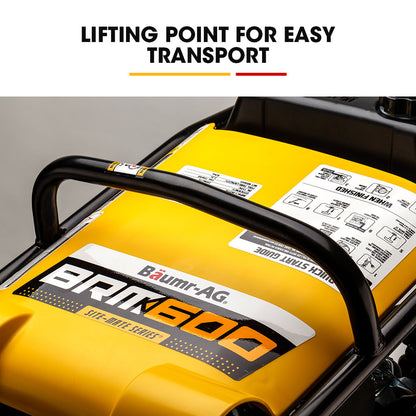 80kg Petrol Tamper Rammer Compactor - 0.3m Plate, 7HP Engine, Anti-Vibe System