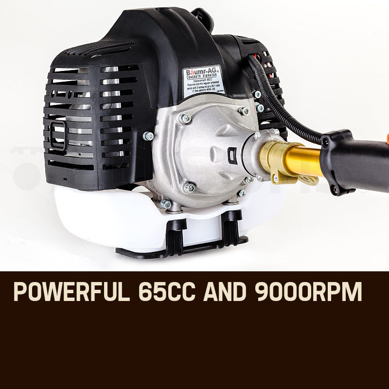 Portable Concrete Vibrator with 0.8mm Amplitude and 45mm Hard-Nose Head
