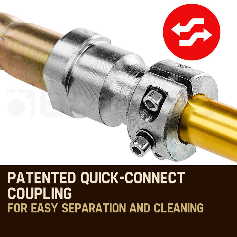 Portable Concrete Vibrator with 0.8mm Amplitude and 45mm Hard-Nose Head