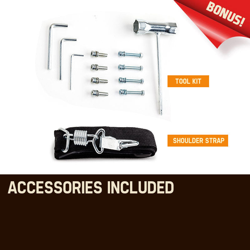 Portable Concrete Vibrator with 0.8mm Amplitude and 45mm Hard-Nose Head