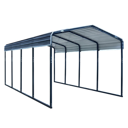 Heavy-Duty Carport Shed 3.3 x 6 x 2.9m with Galvanised Steel & Gable Roof