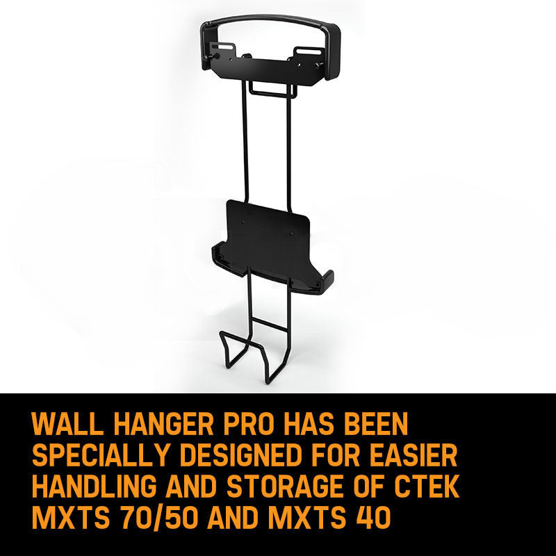 Wall Mount Bracket & Strap for Workshop Chargers - Fits MXTS 70/50 & 40 Models