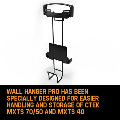 Wall Mount Bracket & Strap for Workshop Chargers - Fits MXTS 70/50 & 40 Models