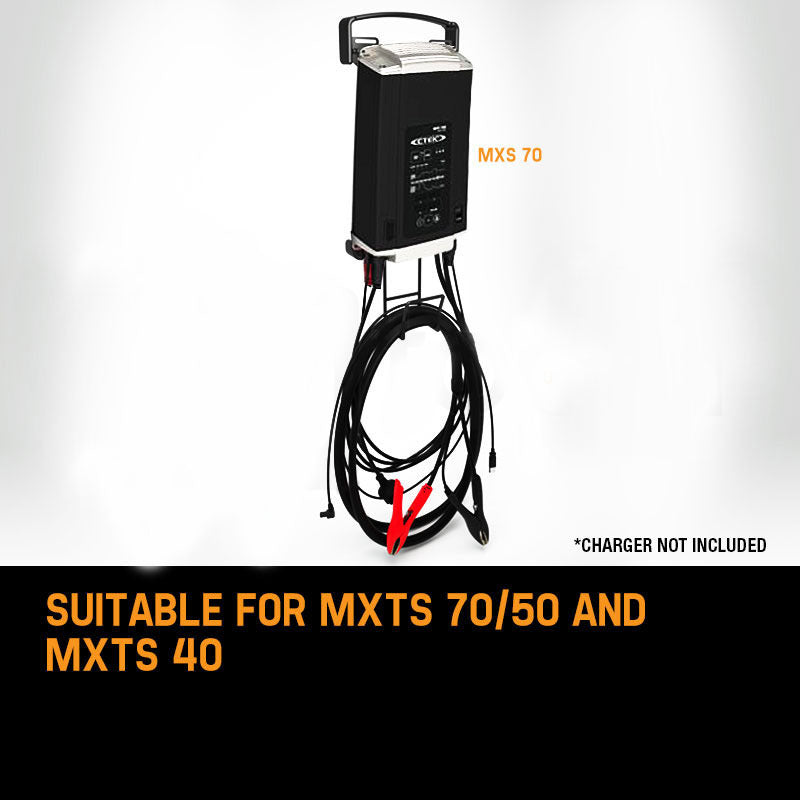 Wall Mount Bracket & Strap for Workshop Chargers - Fits MXTS 70/50 & 40 Models