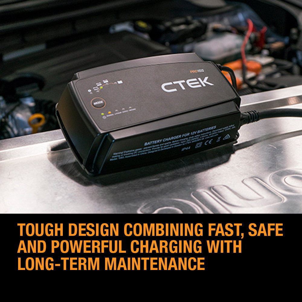 12V 15A Automatic Battery Charger with Reconditioning and Supply Mode