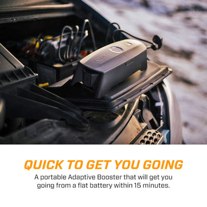 Portable 12V Battery Charger & Maintainer with Adaptive Boost Technology