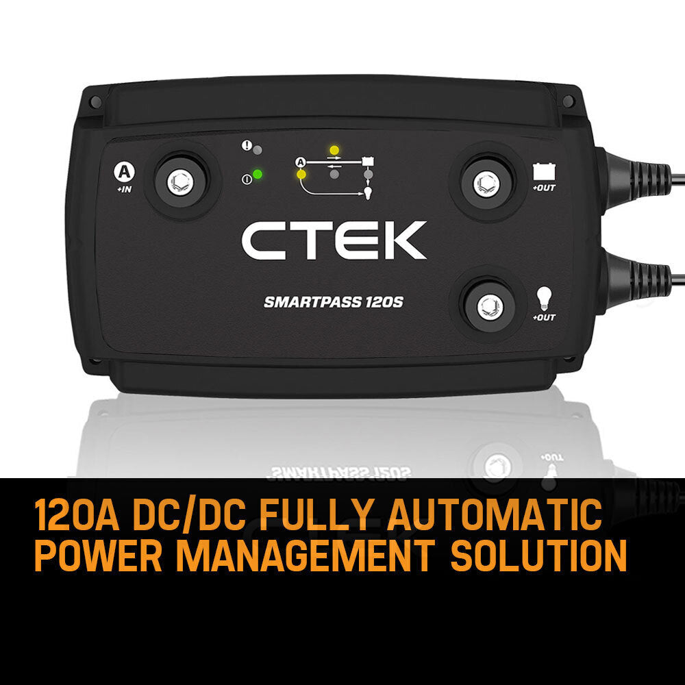 120A Power Management System with Battery Guard & Smart Alternator Compatibility