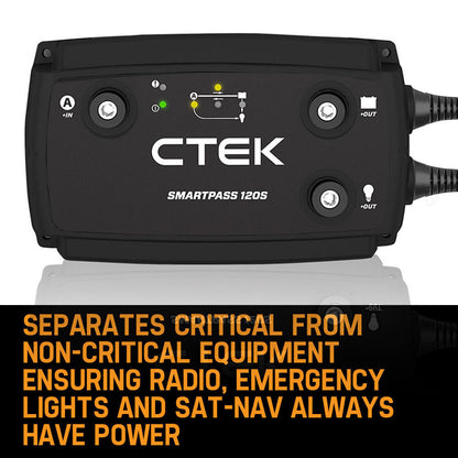 120A Power Management System with Battery Guard & Smart Alternator Compatibility