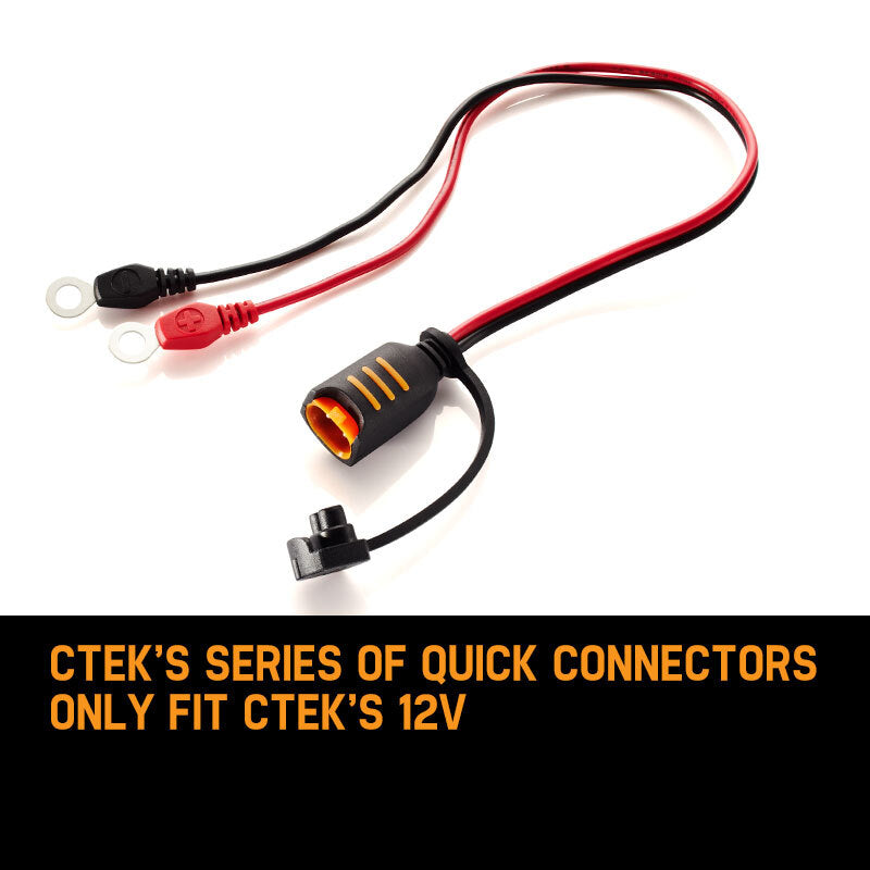 Comfort Connect Eyelet M6 for CTEK Chargers, 0.4 m Cable, Splash & Dust Proof