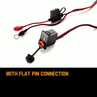 LED Battery Charge Indicator Panel, Traffic Light System, M8, 3.3m Length