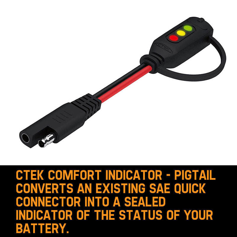 Comfort Indicator Pigtail for SAE Quick Connector, Battery Status Accessory Cable