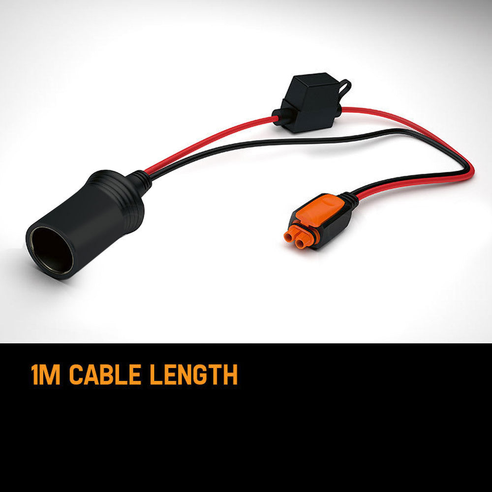 Comfort Connect Cigarette Socket Accessory with 1m Cable for CTEK Chargers