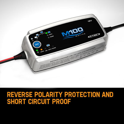7A 12V Smart Marine Battery Charger with AGM & Recond Modes - IP65 Rated