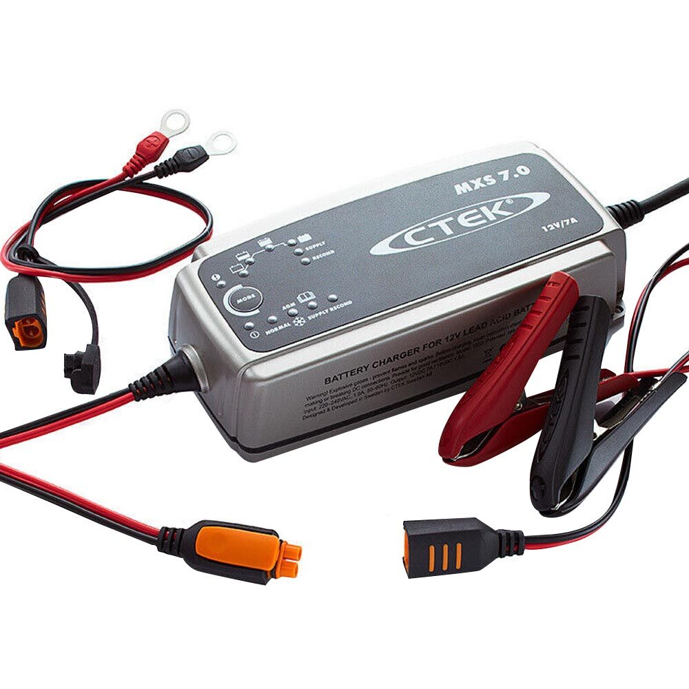 12V Smart Battery Charger 7A for Car, Boat, RV - Recondition & Cold Mode