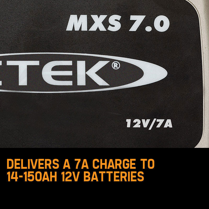 12V Smart Battery Charger 7A for Car, Boat, RV - Recondition & Cold Mode