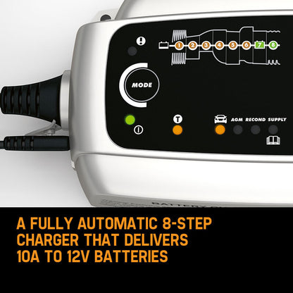 10A Smart Battery Charger 12V for Car, RV, Boat - Recondition & Maintenance