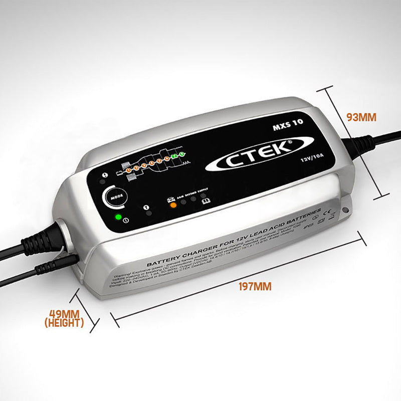 10A Smart Battery Charger 12V for Car, RV, Boat - Recondition & Maintenance