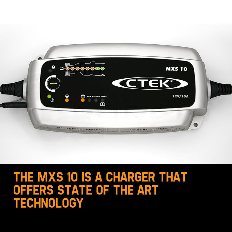10A Smart Battery Charger 12V for Car, RV, Boat - Recondition & Maintenance