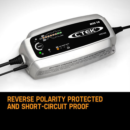 10A Smart Battery Charger 12V for Car, RV, Boat - Recondition & Maintenance