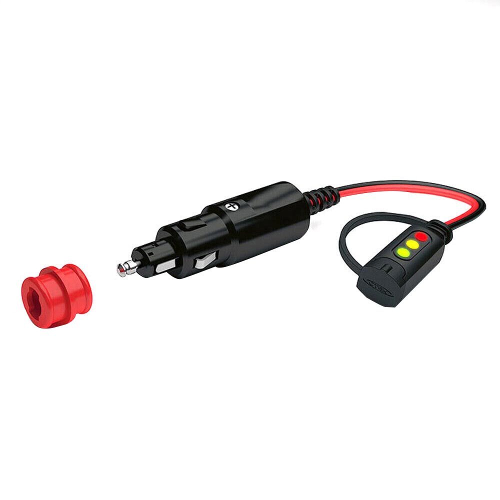 Cig Plug Battery Charger Connector Cable for 12V Sockets, Quick Connect