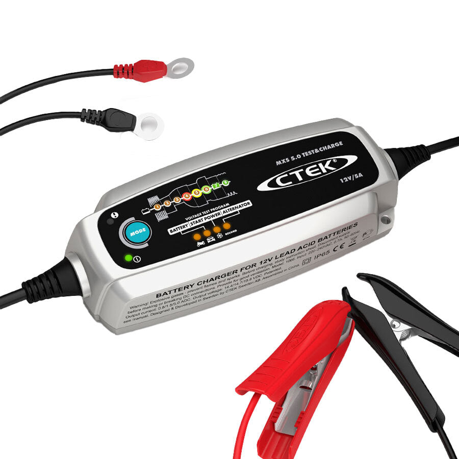 Advanced 12V 5A Battery Charger & Tester with Reconditioning Function